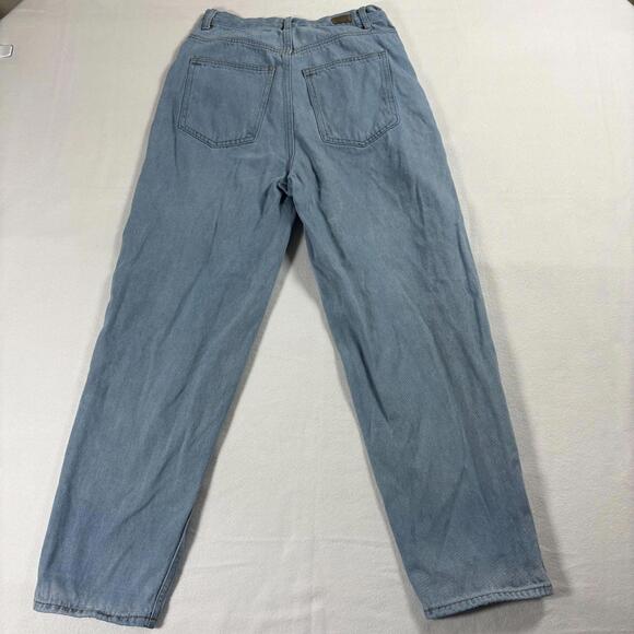 Simple Society Jeans Womens Size 5 27 Light Blue Straight Mom Y2K 90s Vintage OG - Picture 8 of 9